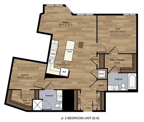 Two Bedroom Two Bath